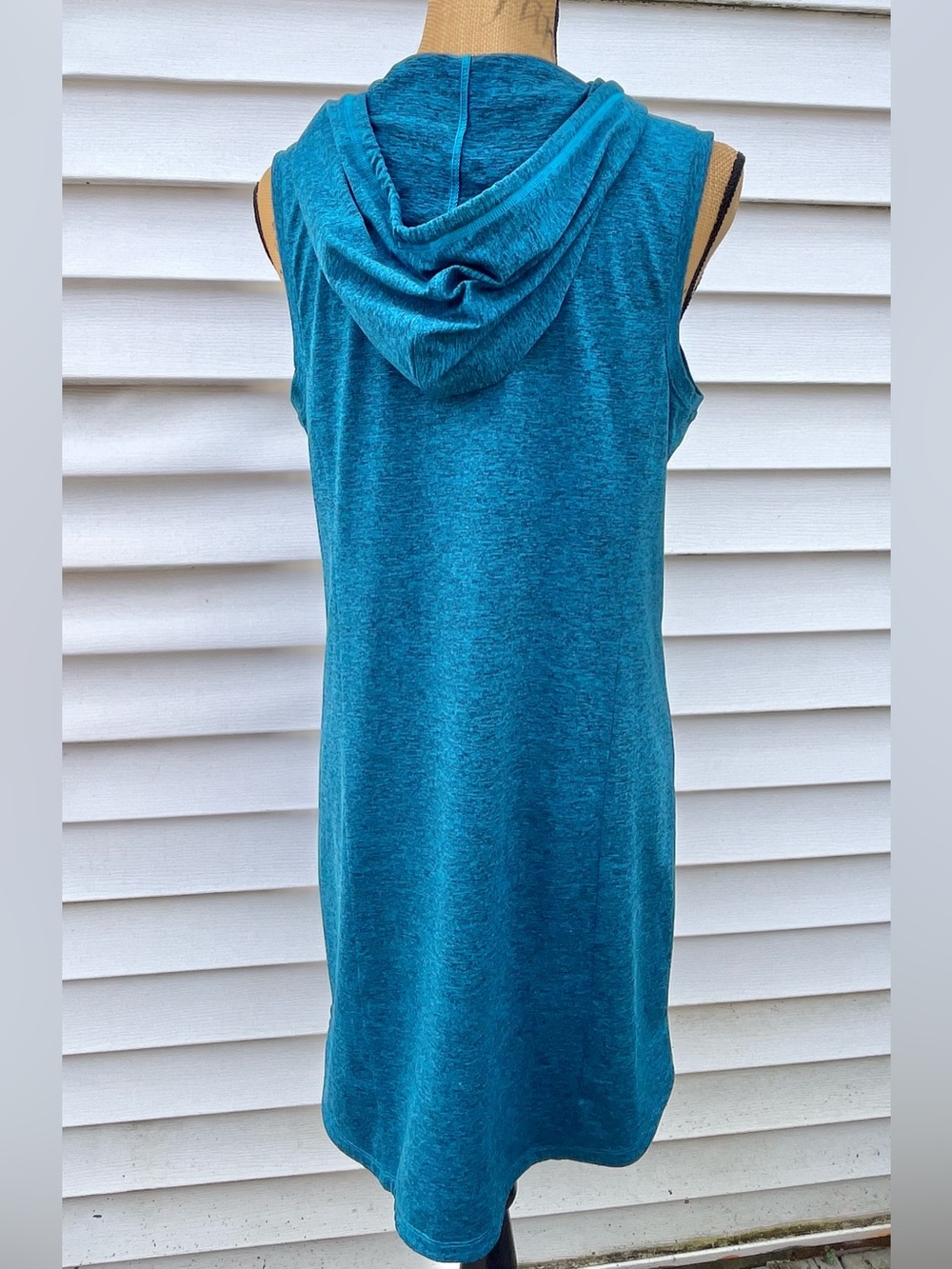 Tek Gear Dry Tek Active Athletic Mini Dress Heathered Dark Teal Size Medium - Picture 5 of 8